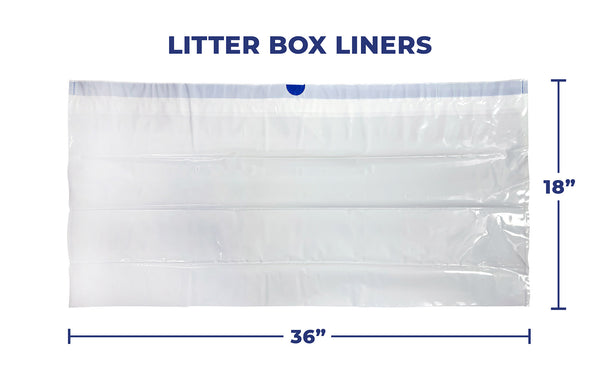 Jumbo Cat Litter Box Liners, 4 MIL Thick and Heavy Duty